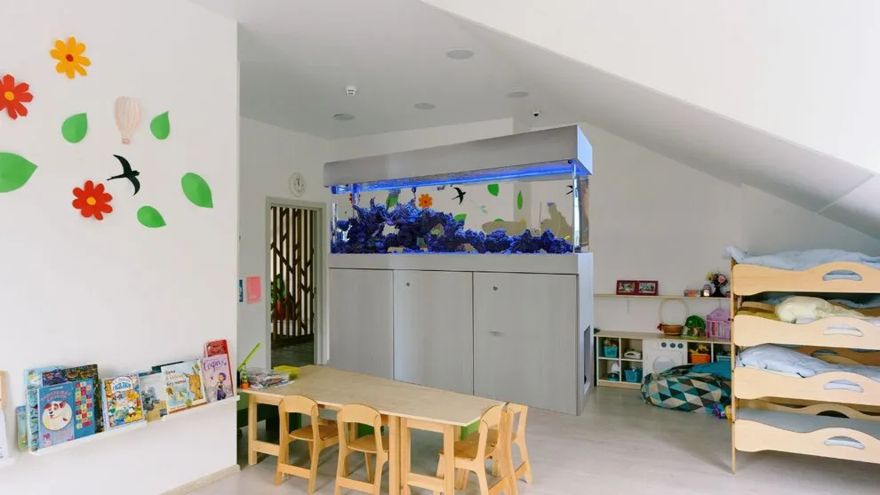 幼稚園・保育園に設置した水槽