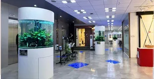 プレミアム円柱100の水槽