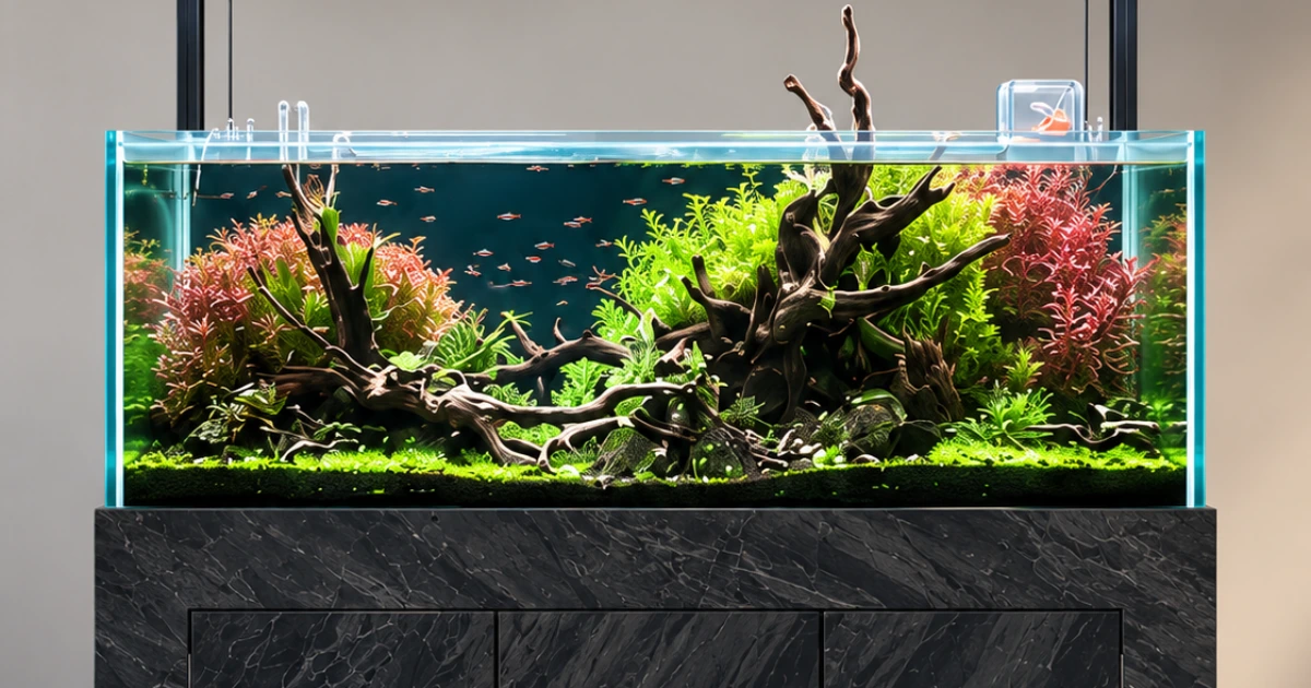 120cm水槽レイアウト